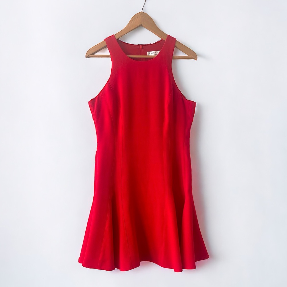 Trina Turk Red Mini Tank Dress